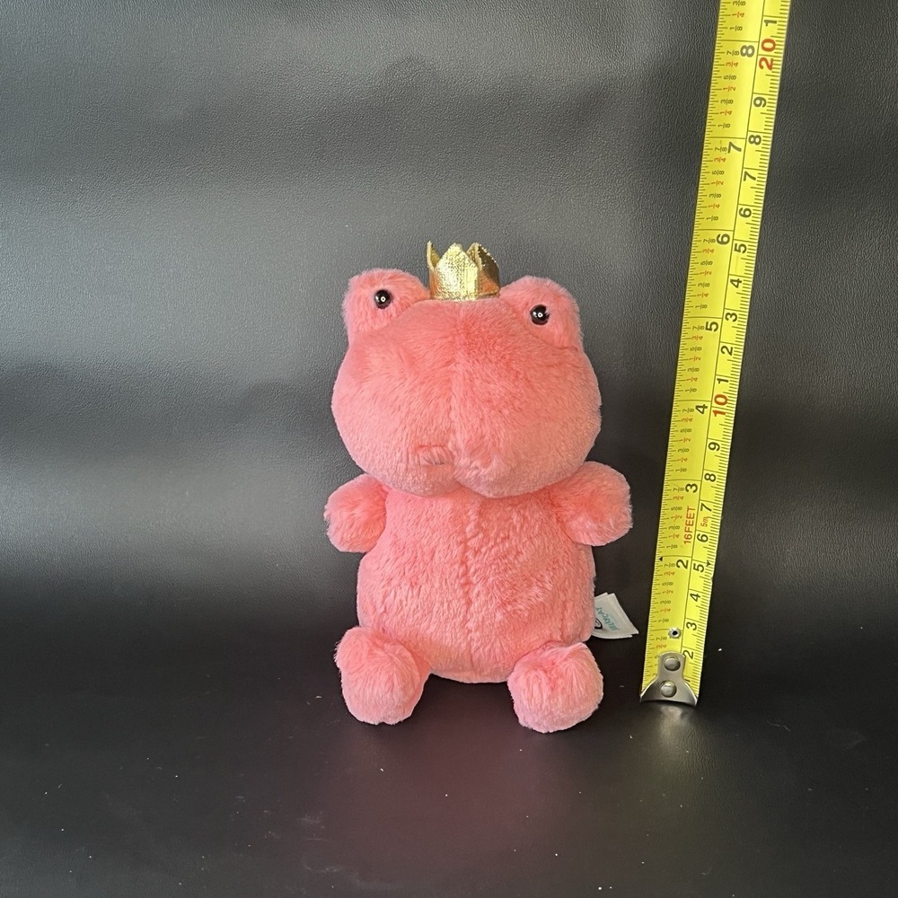 Jellycat Pink CROWNING CROAKER Small Soft Plush Toy - Picture 10 of 10